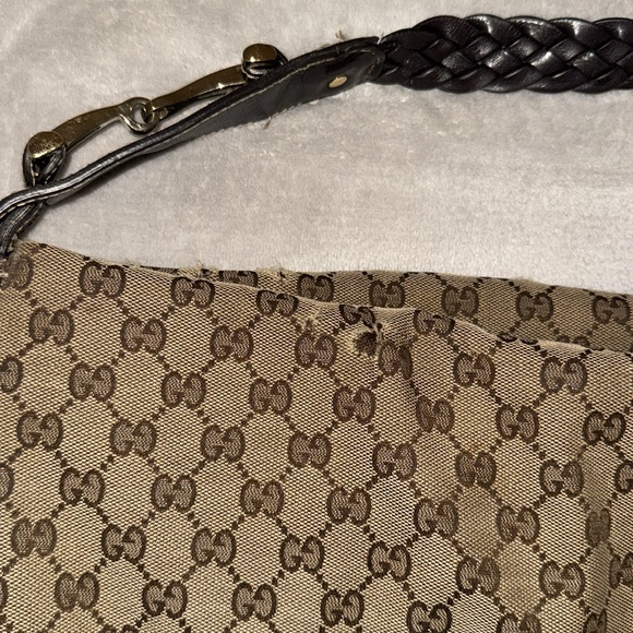 Gucci GG Canvas Studded Hobo - Picture 14 of 16